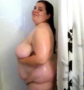 Grassa fa felicemente una doccia dopo o prima del sesso - foto #11